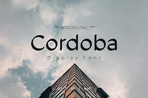 Cordoba Regular And Bold Font