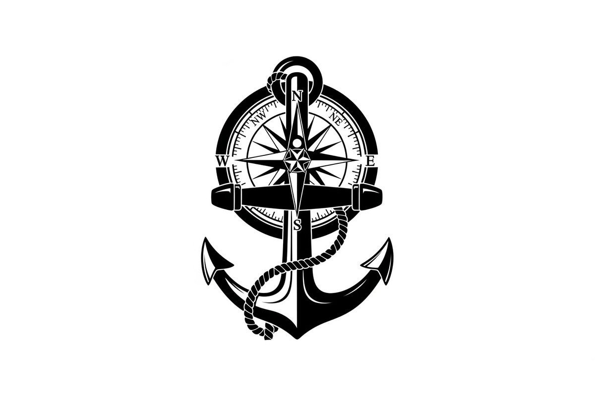 Nautical Anchor Compass Bundle, an Illustration by Creativeshirt (Photo 20 of 31)
