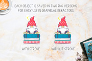 74 Gnomes Stickers and Clip art, a Person Illustration by Boo Guevara Shop (Thumbnail 2 of 14)