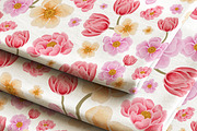 SPRING Flower Patterns & Clip Arts, an Object Graphic by Artflorara (Thumbnail 6 of 9)