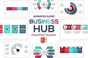 Business Hub PowerPoint Template