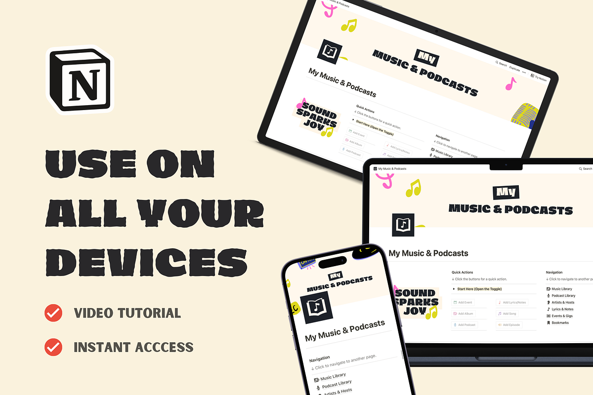 Notion Movies and Tv-Shows Template, a Templates & Theme by Woolshark (Photo 9 of 10)