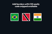 Flags of the World - Square Icons, an Icon by bvcreates (Thumbnail 16 of 16)
