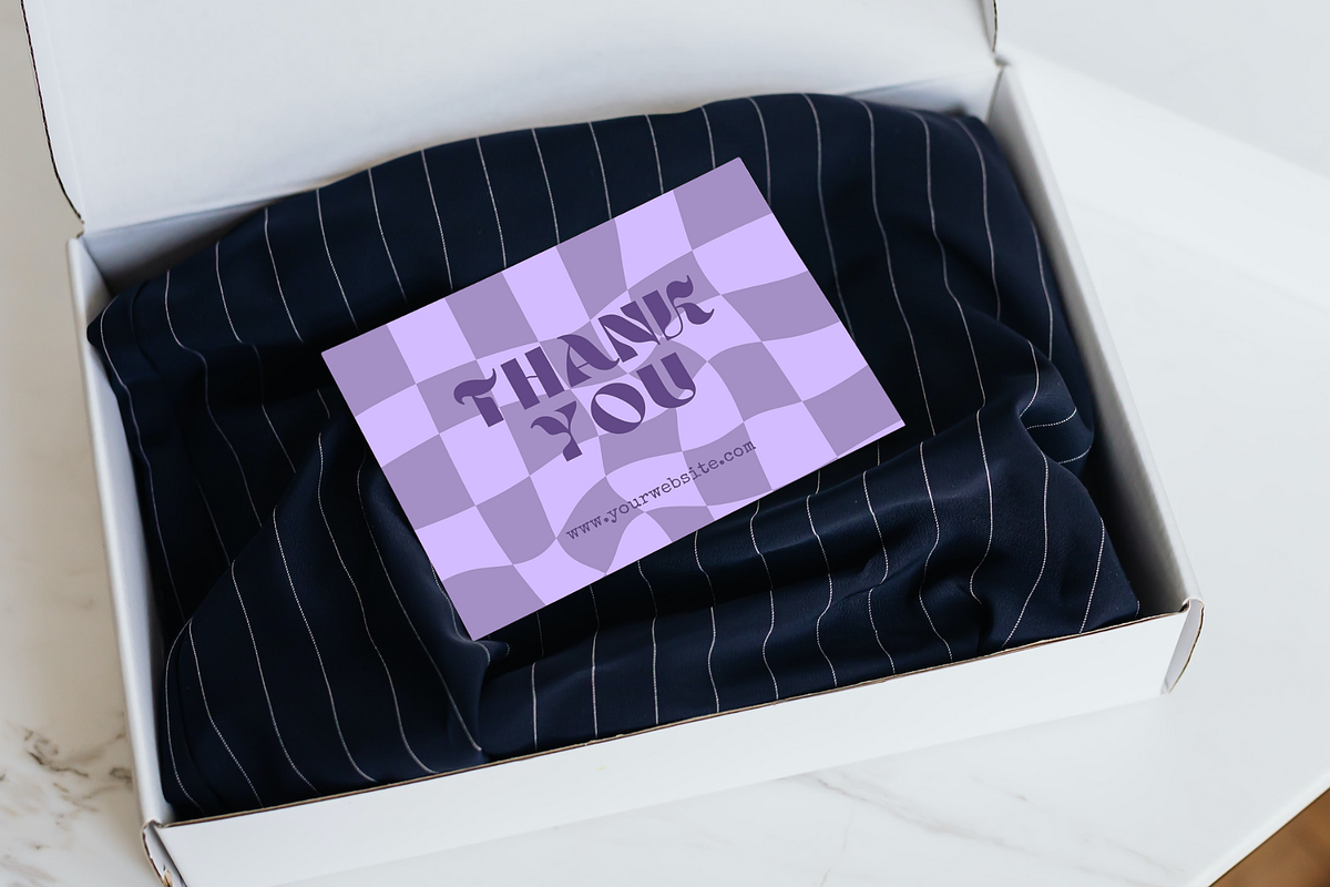 Thank you card Canva Template, a Business Card Template by Kyuubu Arts (Photo 2 of 3)