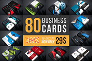 Business Cards Mega Bundle, a Business Card Template by Curve Design (Thumbnail 1 of 6)