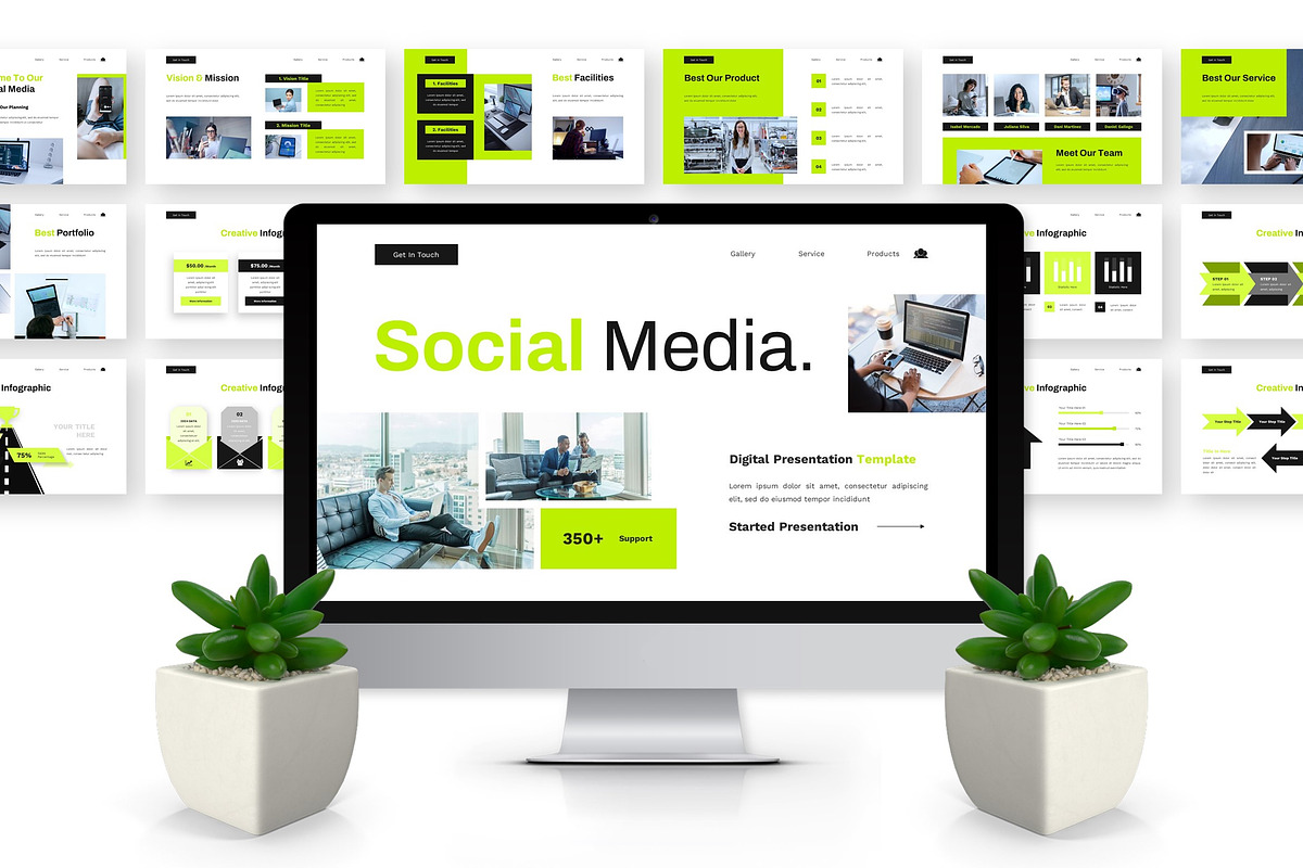 Social Media - Digital Google Slide preview 5