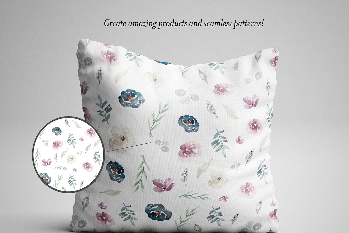 Violetta Flower Clipart and Frames, an Illustration by Emerald & Ivy Studios (Photo 9 of 10)