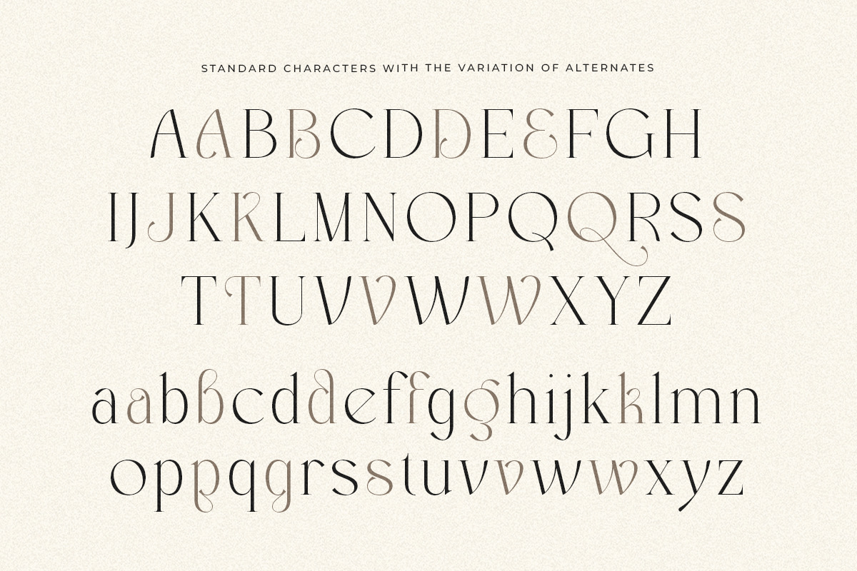 Brittish - Modern Luxury Display, a Serif Font by Shakira Studio (Photo 9 of 10)