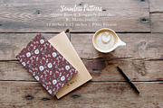 Dusty Blue and Burgundy Florals, a Work Illustration by Momo Studio (Thumbnail 12 of 12)