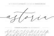 Astoria | Modern Calligraphy Script, a Script Font by Pink Coffie (Thumbnail 20 of 20)