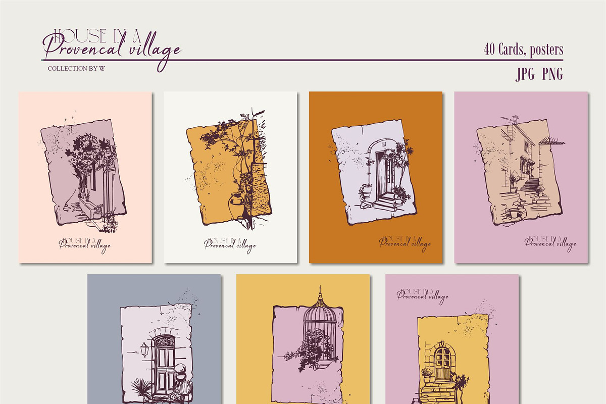 House in a Provençal village, an Object Graphic by Collection by VY (Photo 8 of 13)