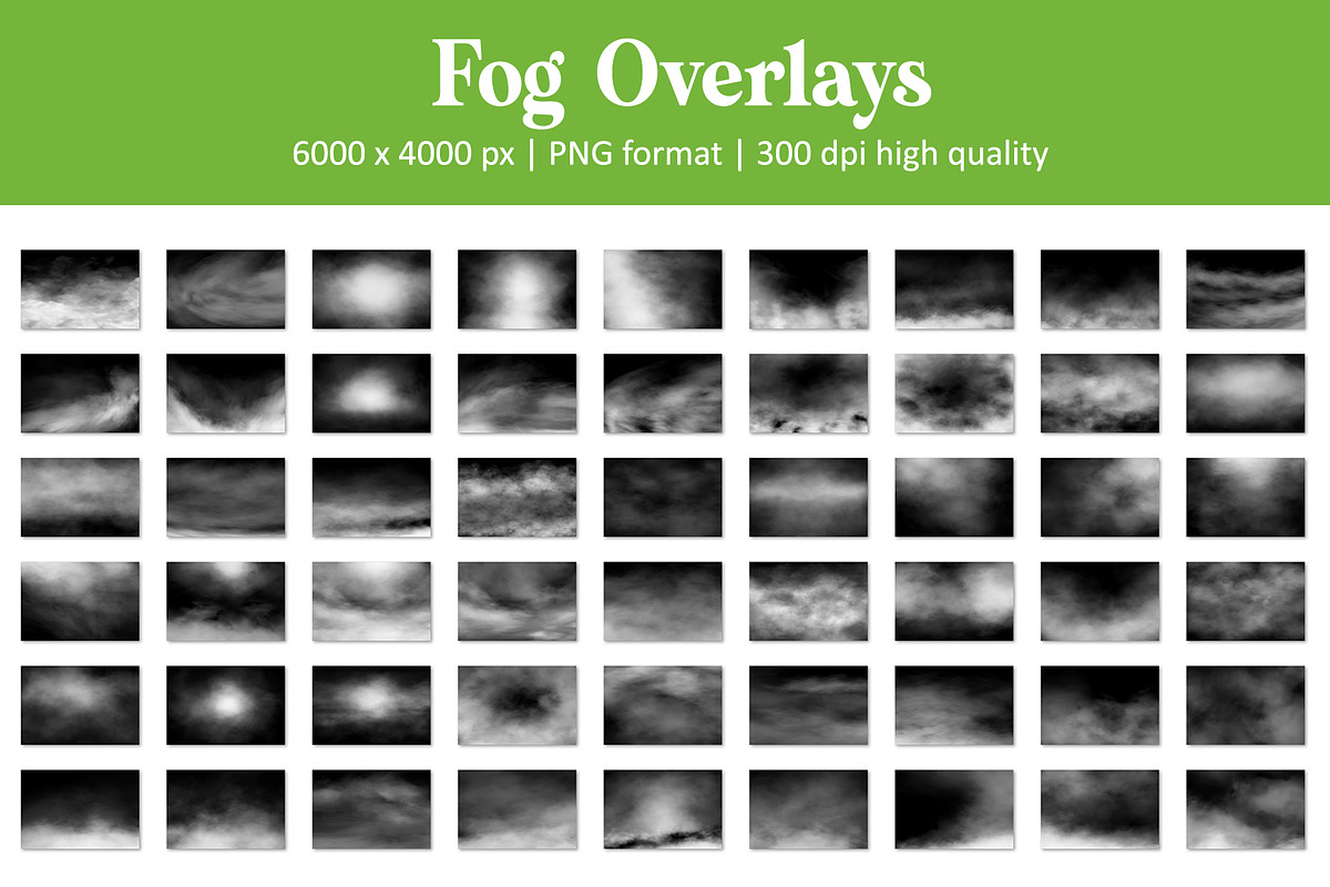 Realistic Fog Overlays, an Object Graphic by DreamyOverlay (Photo 5 of 7)