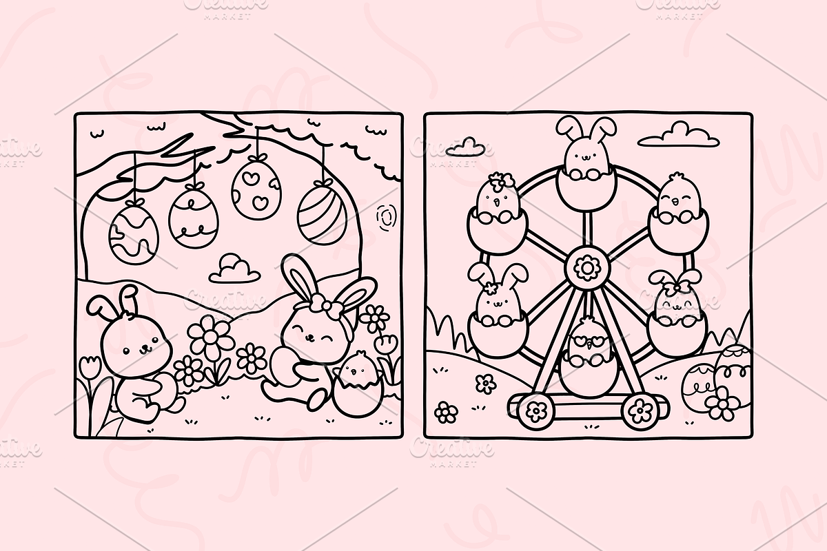 Bold & Easy Coloring Book Bundle, an Empty State Illustration by Neon Studio (Photo 15 of 32)