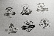 18 Barbecue Logos and Badges, a Branding & Logo Template by Vasya Kobelev (Thumbnail 10 of 14)