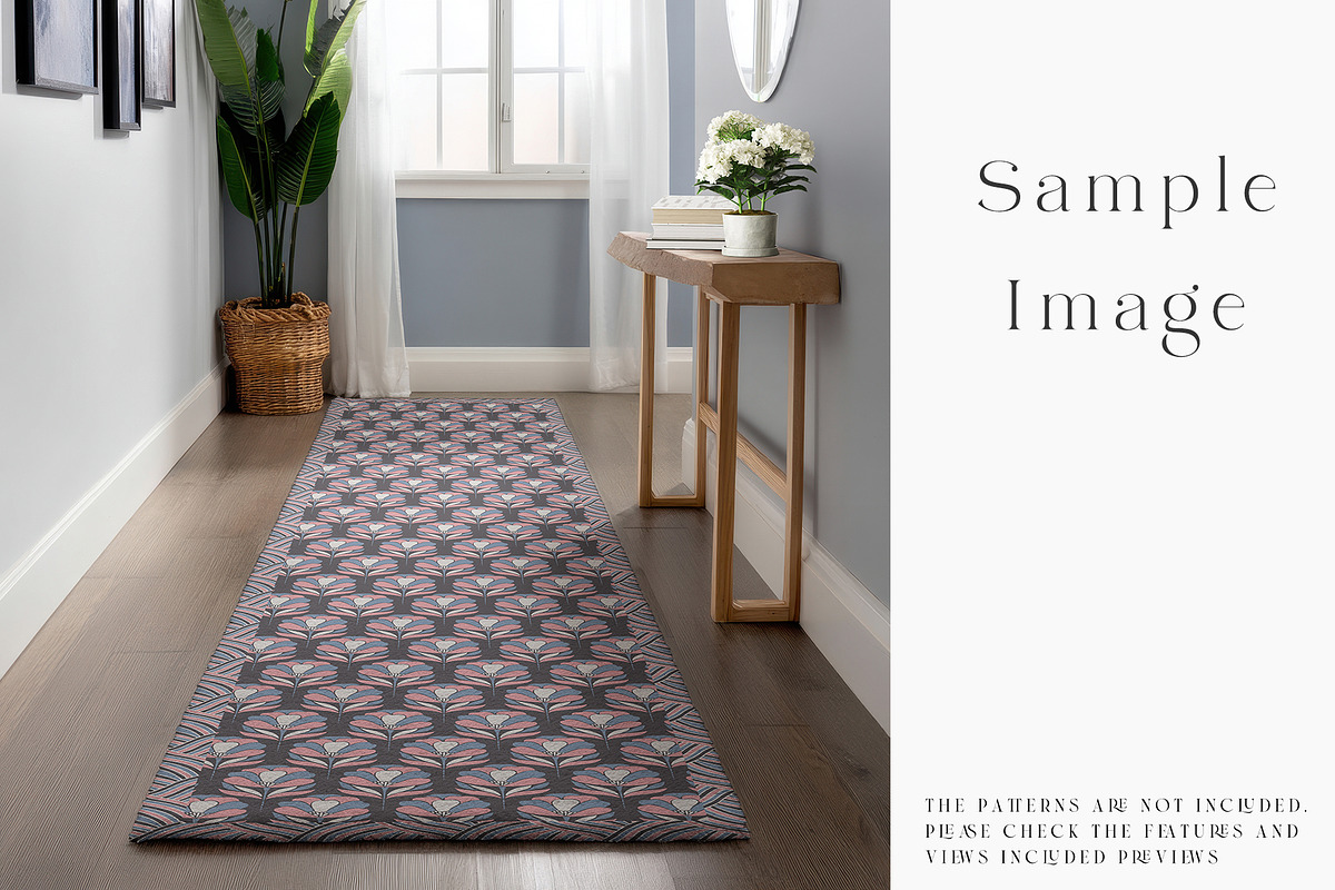 Rug Runner Mockups 22 Files, a Product Mockup by mock-ups (Photo 55 of 59)