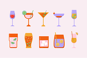 Drinks and Beverages Illustration, a Food Illustration by Surotype (Thumbnail 3 of 4)