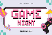 Voxel - Classic Arcade Gaming Font, a Blackletter Font by OWPictures (Thumbnail 2 of 10)