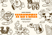 Hand Drawn Western Retro Mascot, an Object Illustration by Ludere Studios (Thumbnail 1 of 5)