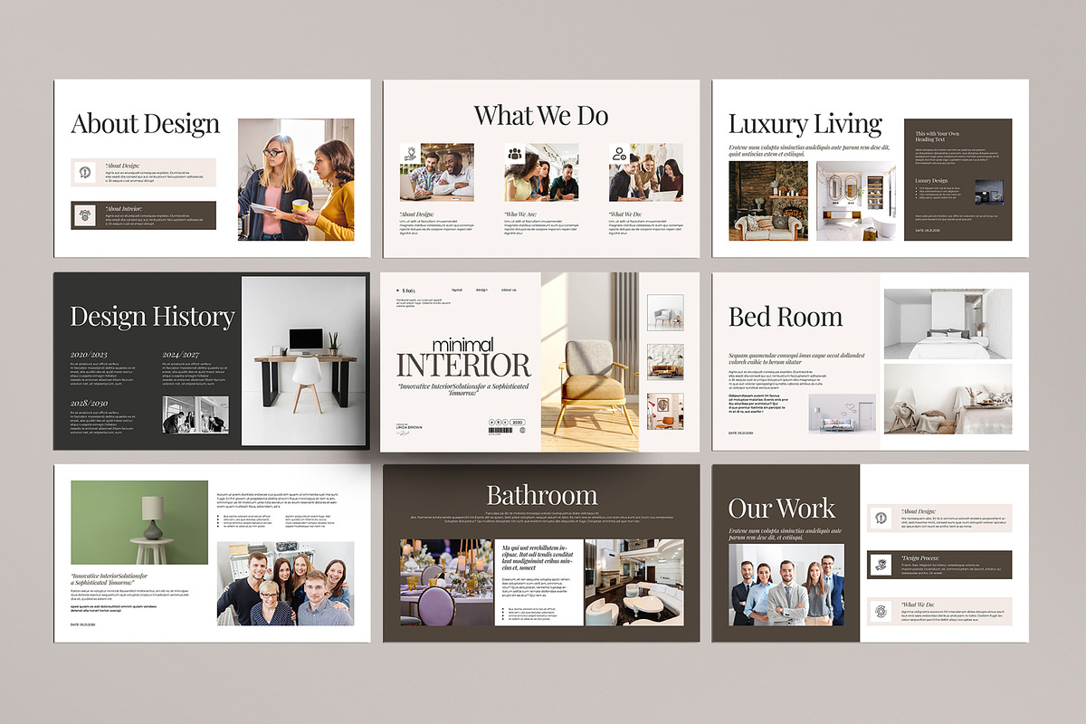 Interior Design Presentation Template