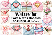 Love Notes Doodles, an Illustration by Design Market (Thumbnail 1 of 5)