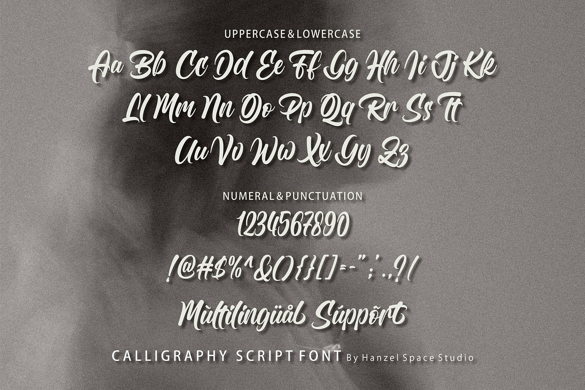 Orickol - Calligraphy Script Font, a Script Font by HanzelSpace Studio (Photo 7 of 8)