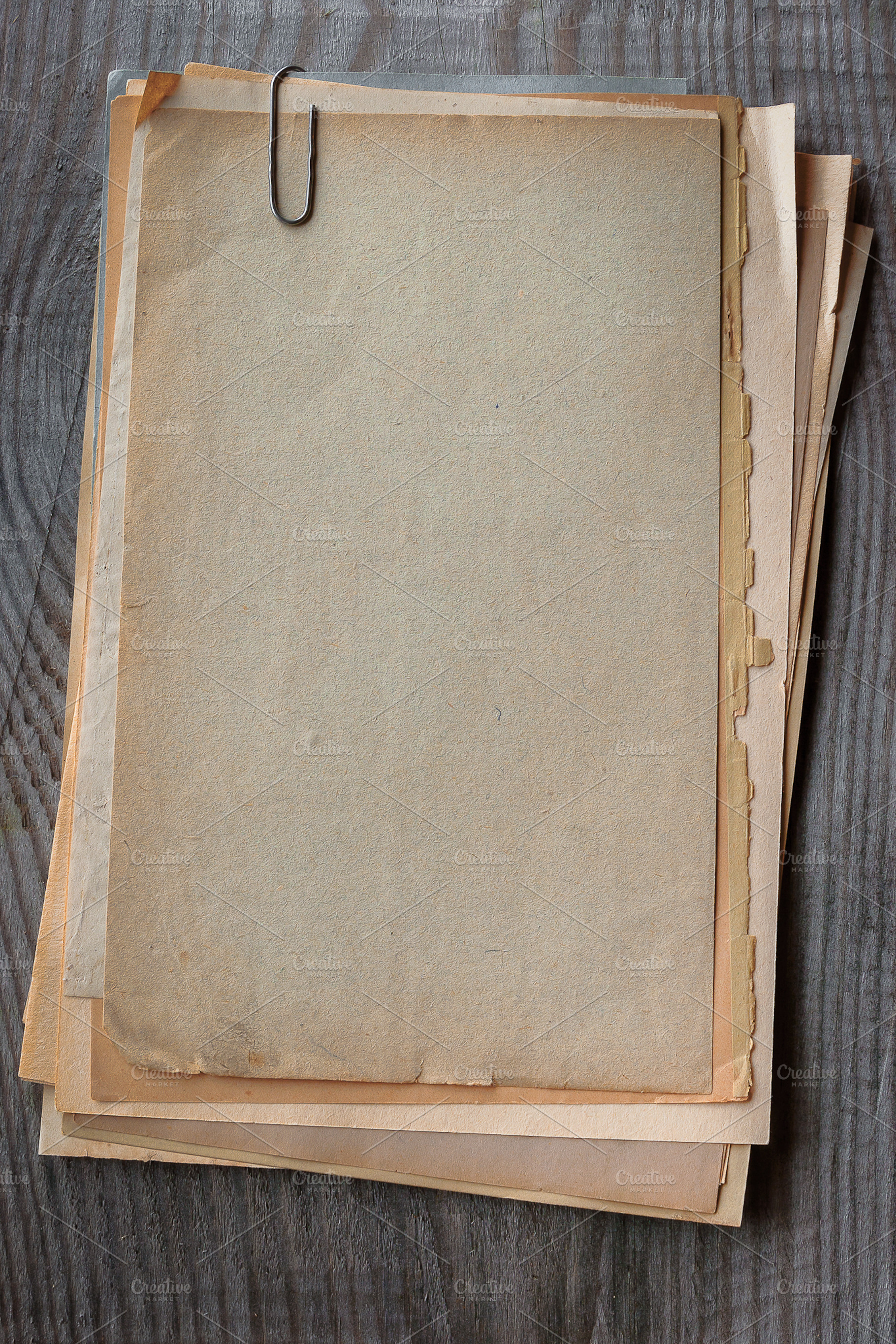 Stack of old sheets, an Abstract Photo by SergeKa