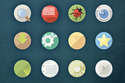 24 + 12 Rounded Flat Icons Pack, an Icon by meanicons (Thumbnail 4 of 4)