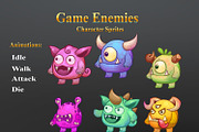 Game  Enemies Character Sprites, an Animal Illustration by DionArtworks (Thumbnail 1 of 2)