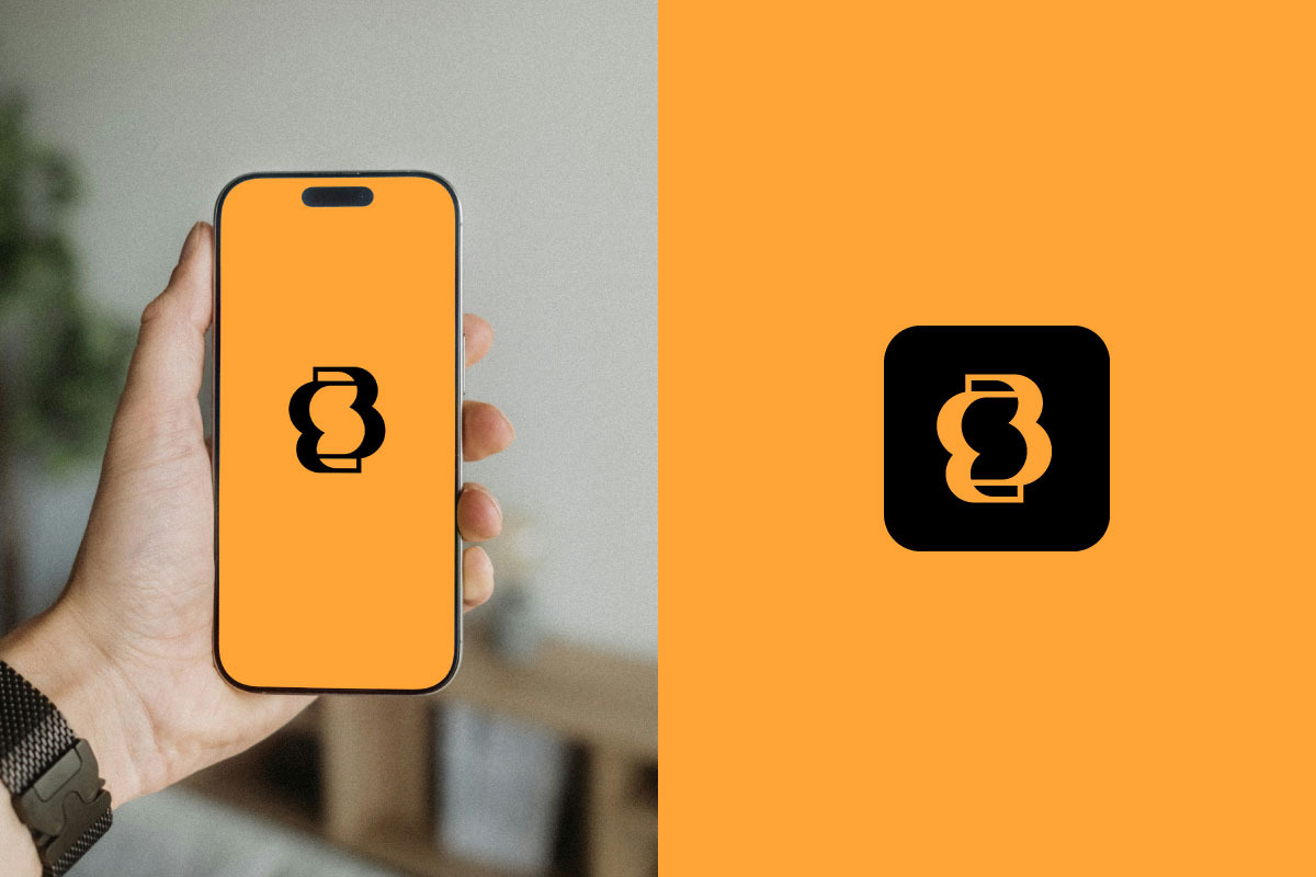 Minimal B & S Monogram Logo Design preview 3