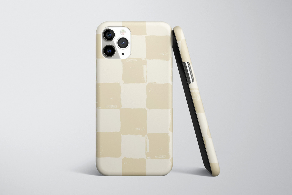 Beige Painted Chessboard, a Wallpaper Graphic by MalyskaStudio (Photo 4 of 4)