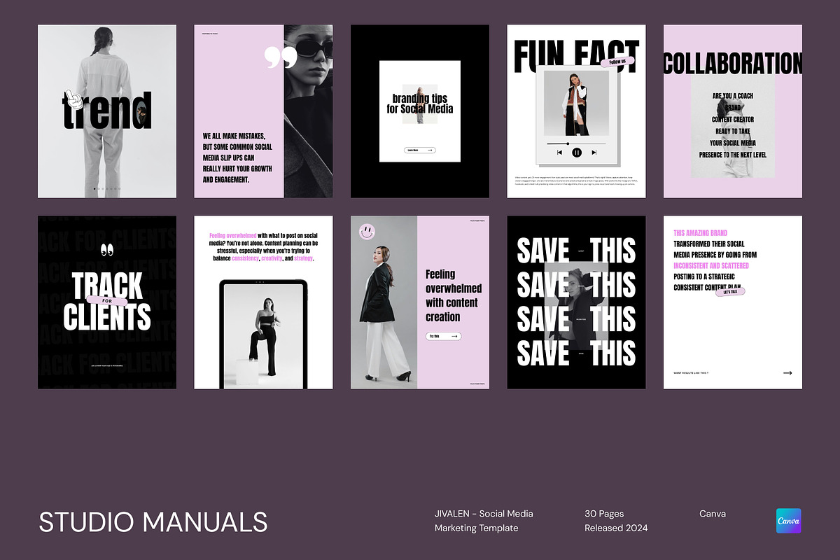 JIVALEN - Social Media Marketing Tem, a Social Media Template by Studio Manuals (Photo 4 of 8)