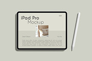 iPad Pro Mockup, an iPad Mockup by Graphicbars (Thumbnail 8 of 25)