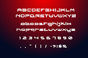 Robotic Mecha Display Font, a Font by IHDSTD (Thumbnail 4 of 4)