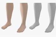 Natural Female 01 A-Pose Base Mesh, a Characters & Person 3D Model by VK Studio (Thumbnail 23 of 26)