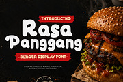 Rasa Panggang – Burger Display Font, a Handwritten Font by trabaskriya (Thumbnail 1 of 11)
