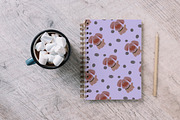 Cute Dog Pattern, a Pattern Graphic by ArtOfSoul (Thumbnail 2 of 4)