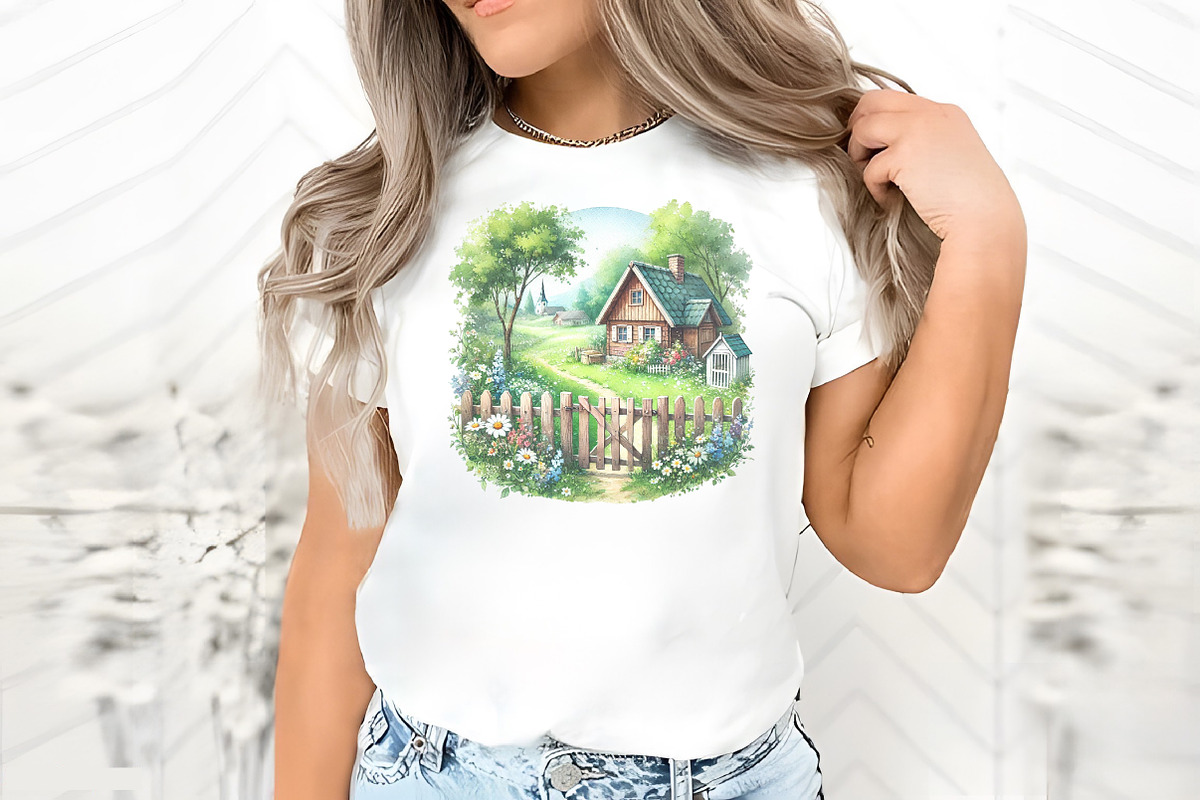 Spring Landscape Clipart, Spring Png, an Illustration by RobertsArt (Photo 3 of 7)