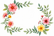 Bright Floral Watercolor Set, an Illustration by jahid234 (Thumbnail 8 of 11)