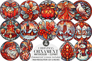 Christmas Ornament Clipart, an Illustration by DreamArtGraphic (Thumbnail 1 of 5)