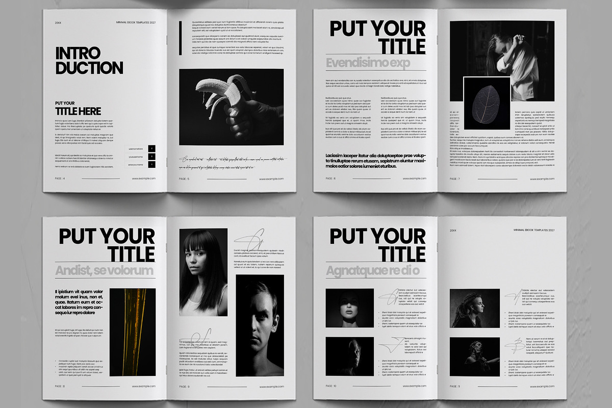 Book Layout Design Template, a Magazine Template by ContestDesign (Photo 2 of 3)