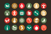 Christmas Icons (vector design), an Illustration by Inkant Studio (Thumbnail 2 of 2)