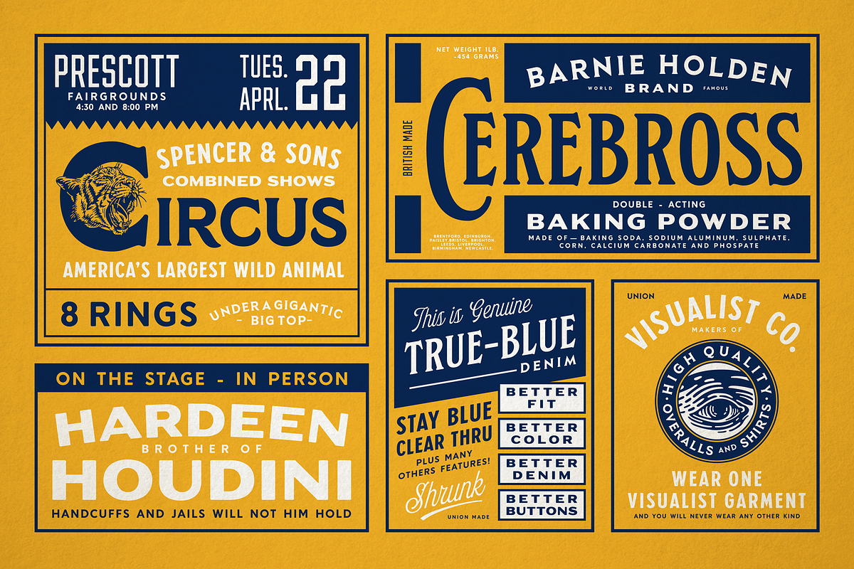 S&S Hilborn Font Bundle, a Font by Spencer & Sons Co. (Photo 15 of 17)