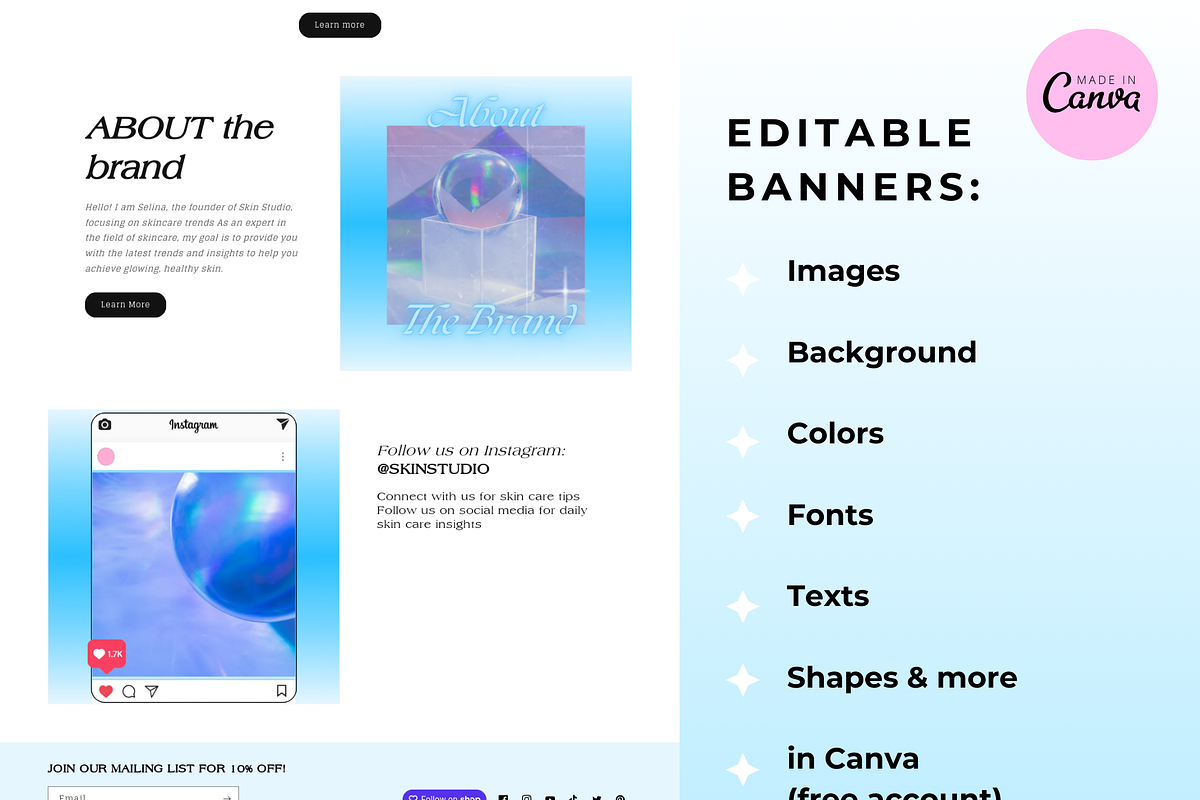 Gradient Blue Shopify Theme, a Shopify Template by PLANETSEL (Photo 6 of 6)