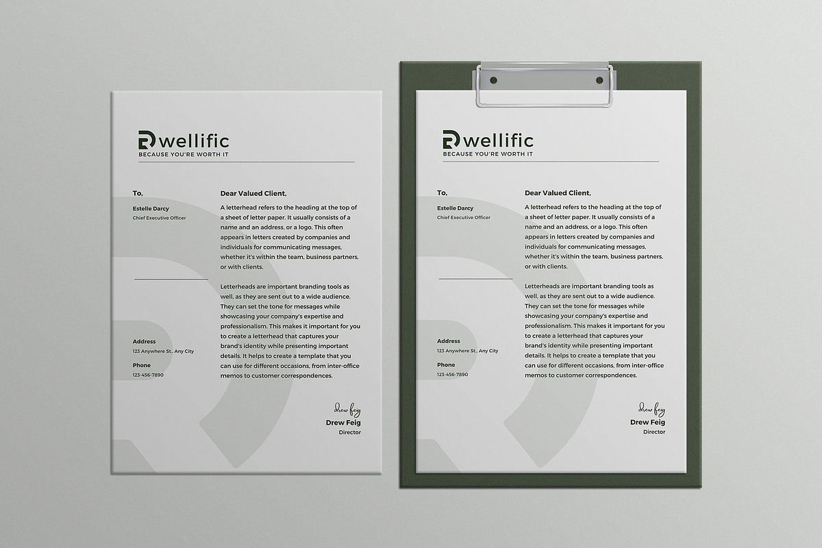 Standard Corporate Identity, a Stationery Template by Graphic Fabrica (Photo 4 of 6)