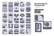 Remote Work & Productivity Icons, a Duotone Icon by erifqizeicon (Thumbnail 1 of 3)