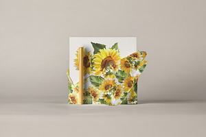 Sunflowers Clipart Collection