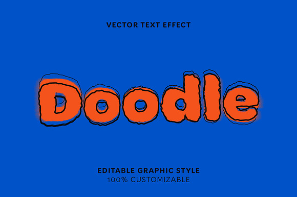 Hand Drawn Doodle Text Effect preview 3