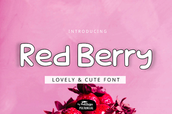 Red Berry Font preview 6