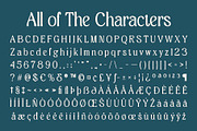 Quenza Blur, a Serif Font by Craft Supply Co. (Thumbnail 8 of 8)