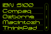 Algem - Futuristic Display Font, a Symbol Font by Font For Zula™ (Thumbnail 10 of 19)